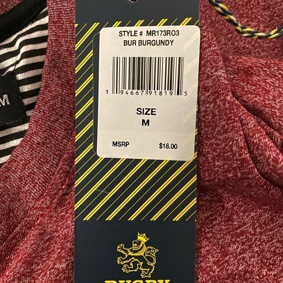 NWT Rugby Men’s V Neck Tee - Picture 4 of 6